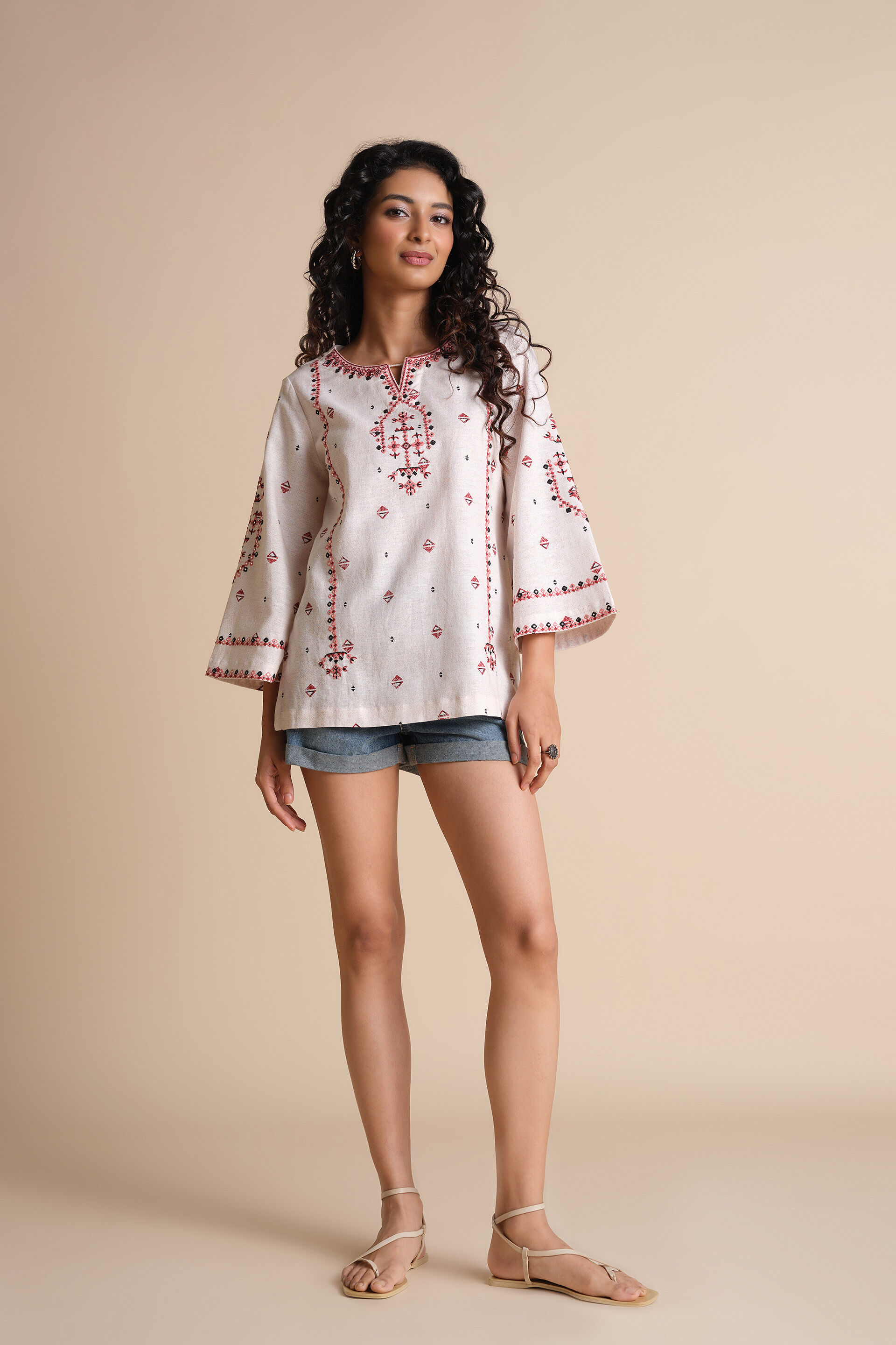 Safed Ishq Top, Off White, image 3